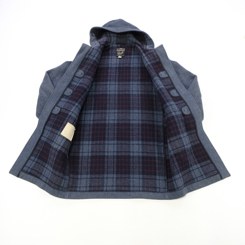 Rare Vintage GLOVERALL Duffle Toggle Wool Coat Jacket 70s