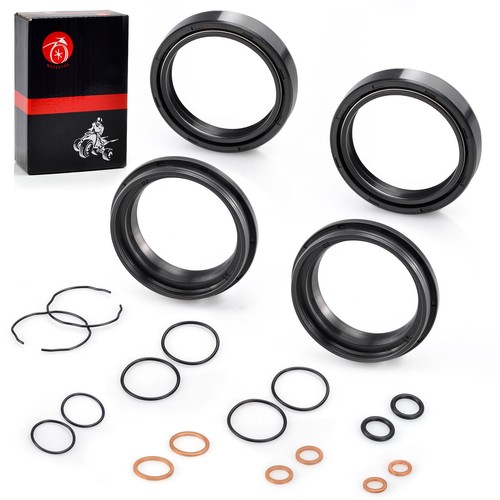 Fork Bushing Dust Oil Seals Kit For SUZUKI GSXR600 GSXR750 GSF1200 DL650 CB1000A