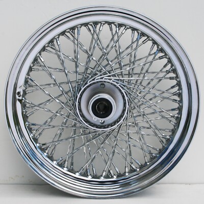 Ultima 80 Twisted Spoke 16'' x 3.0'' Wide Glide Front SD Wheel Harley FLST 86-99