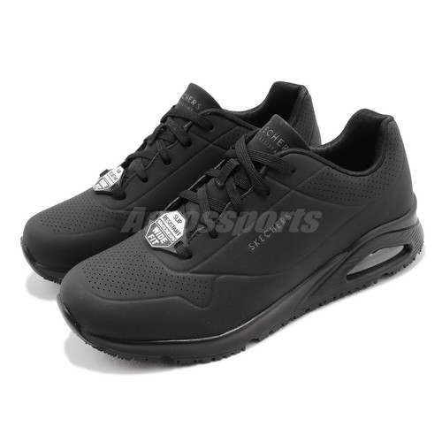 

Skechers Uno SR-Sutal Широкие черные мужские повседневные кроссовки для образа жизни Кроссовки 200054W-BLK, Черный, Uno Sr-sutal Wide