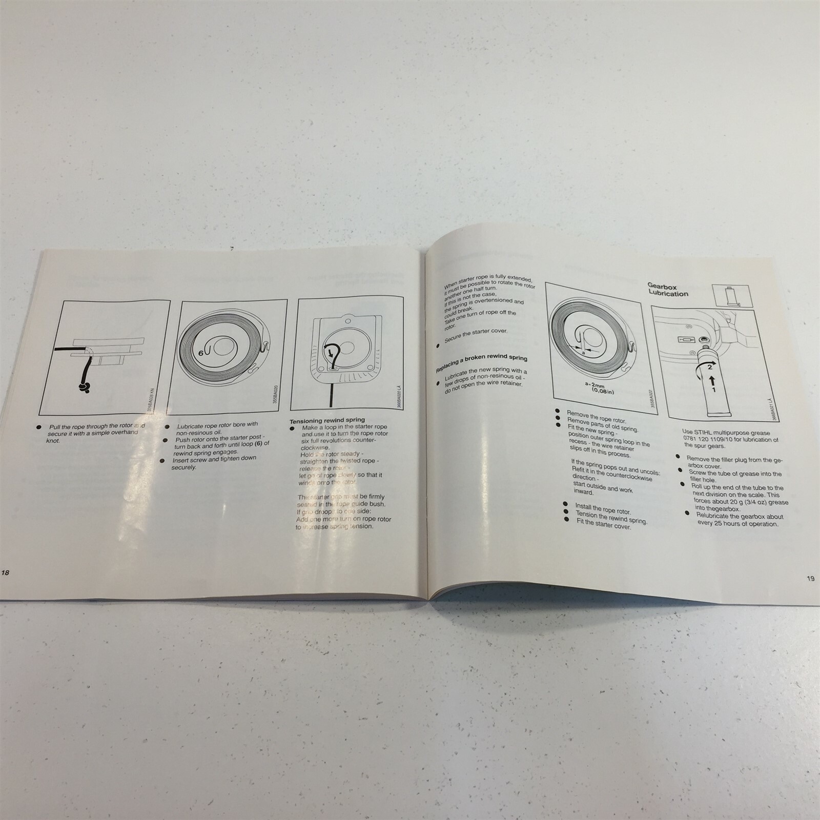 Stihl HS75 HS80 Hedge Trimmer Instruction Manual / Owner's Manual