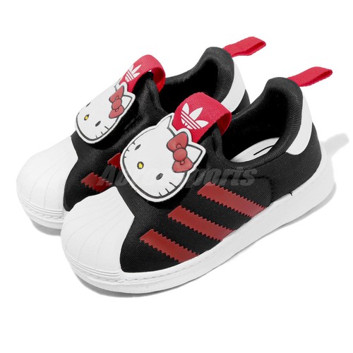 

adidas Originals Superstar 360 I Hello Kitty Черные повседневные кроссовки для малышей HQ4091, Черный, Superstar 360 I