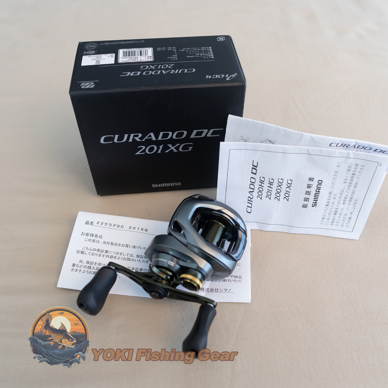 SHIMANO 22 CURADO DC　201XG LEFT Shimano 22 CURADO DC 201XG 8.5 Left Casting Reel-Watch Our