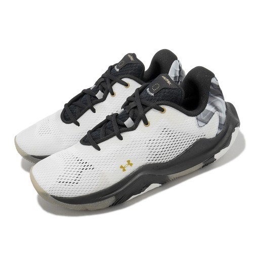 

Мужские баскетбольные кроссовки Under Armour Spawn 4 Print UA Белый Черный 3025345-100, Spawn 4 Print