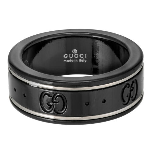 Pre-owned Gucci Unisex Ring 225985-i19a1 8061-15