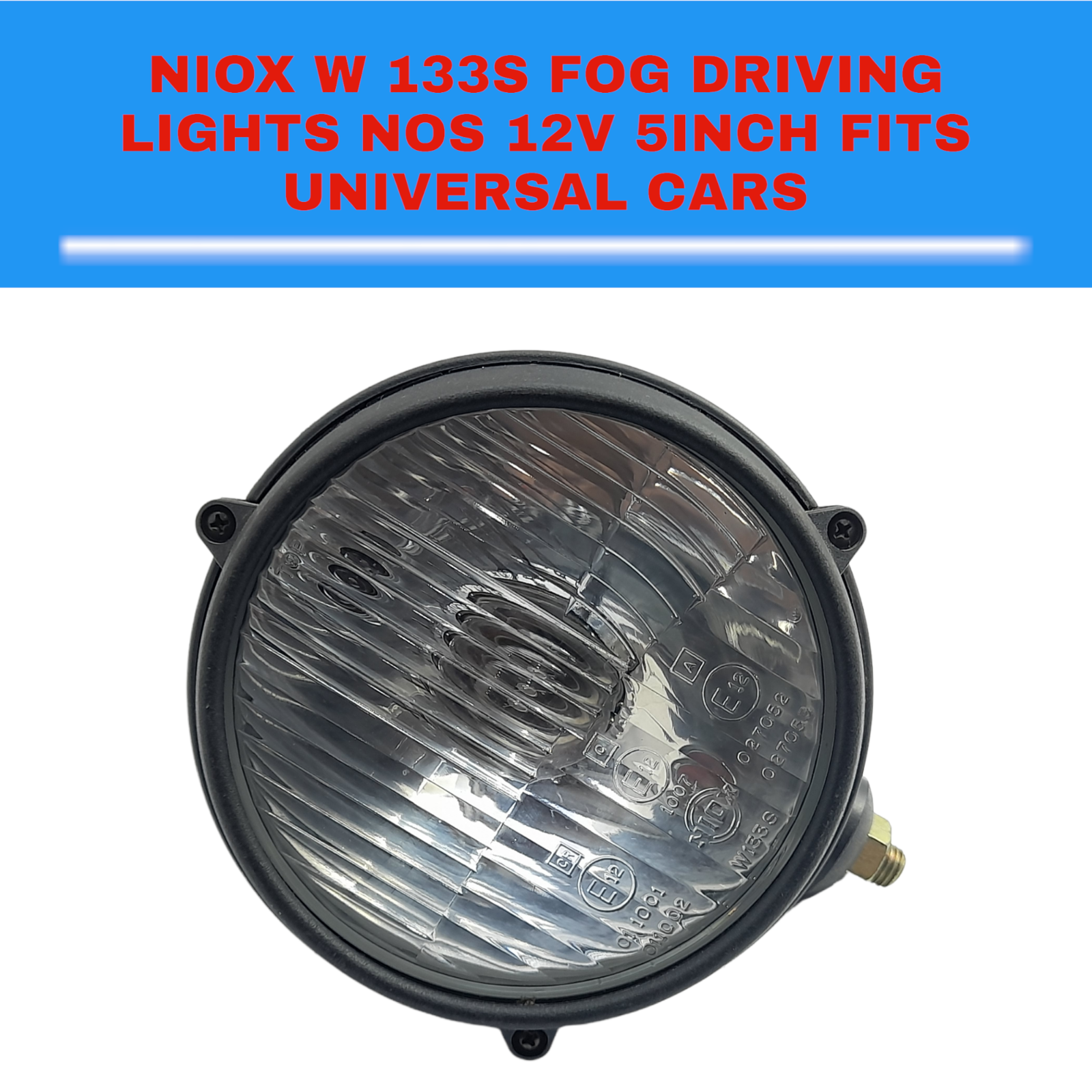 NIOX W133S Fog Driving Lights NOS 12V 5inch Fits Universal