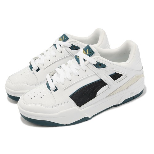 

Puma Slipstream Suede FS Белый Черный Университетский Зеленый Мужчины Унисекс Повседневная 388634-03, Slipstream Suede Fs