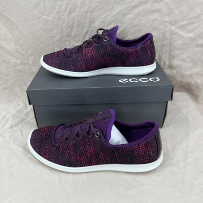 Ecco Sense Sneaker Womens 10.5 EU 41 Imperial Purple Shoe Casual Walk Gym