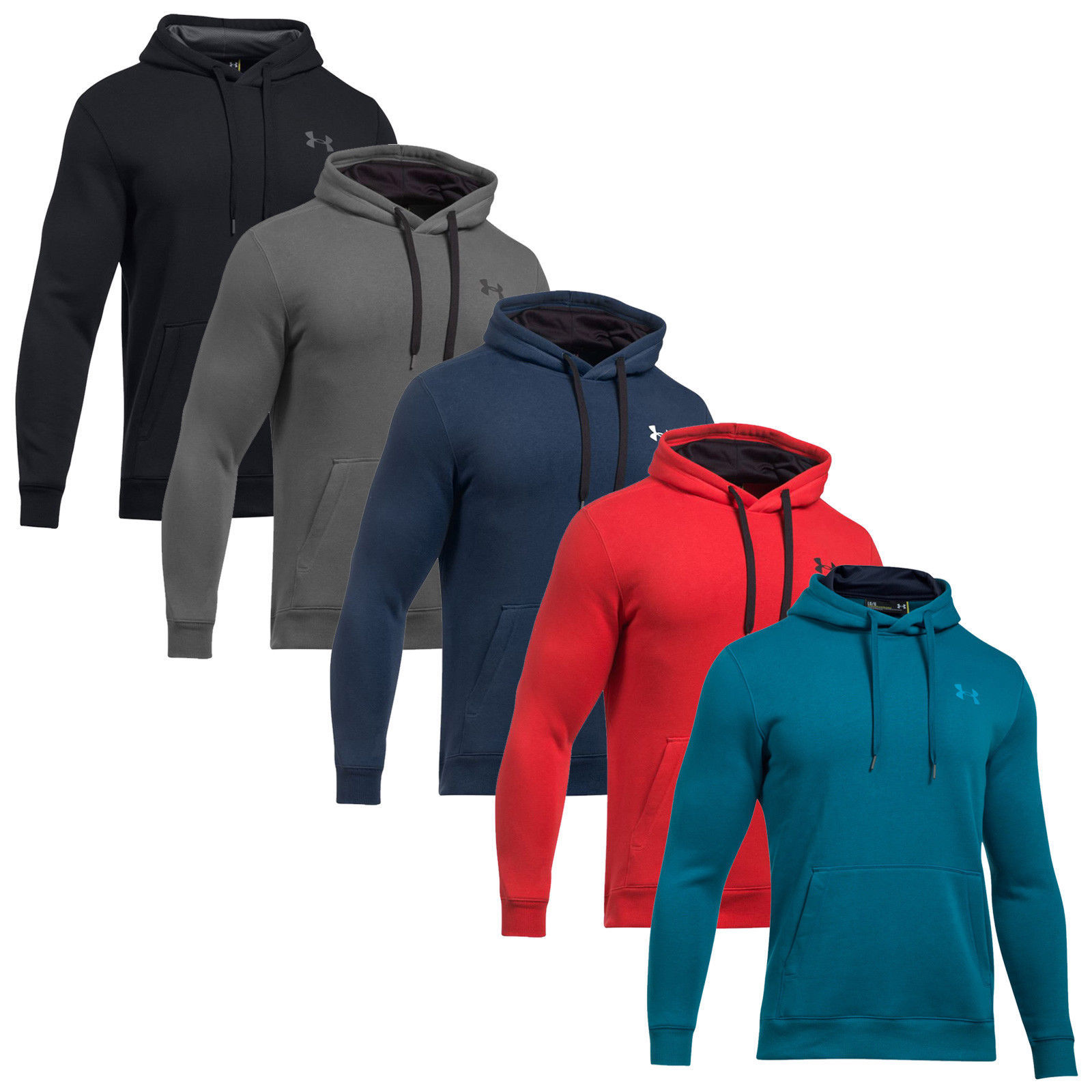 ua rival fitted hoodie