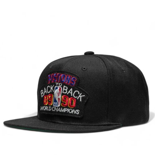 МУЖСКИЕ КРОССОВКИ MITCHELL & NESS NBA PISTONS B2B SNAPBACK HWC PISTONS - ЧЕРНЫЙ