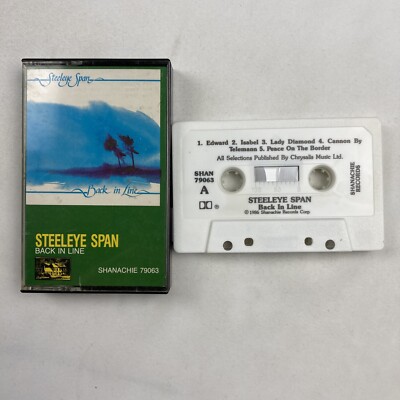 Steeleye Span - Back In Line - Cassette Tape Folk Rock