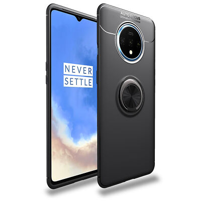 Fr OnePlus 9/9 Pro/7T Magnetic Metal Ring Holder Shockproof Kickstand Case Cover