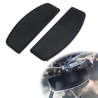 AUFER 2Pcs Motorcycle Front Driver Rider Inserts Floorboards Foot Peg Footrest F