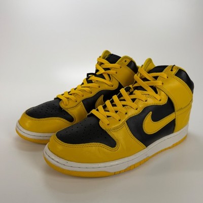 Nike Dunk High Iowa 2020 Black Varsity Maize CZ8149-002 Mens 10.5 SP2594