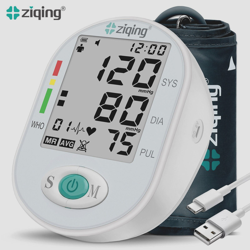 Lcd Digital BlutdruckmessgerÃ¤T Oberarm Blutdruck Monitor Automatische Pulsmesser
