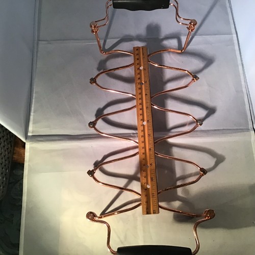 Revere Ware Copper Plated Expandable Trivet for Corning Casserole Dishes.