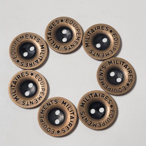 20s 30s vintage US ARMY メタルボタン 7個セット WWII US ARMY(米陸軍) 13 Stars メタルボタン(実物)、リベット