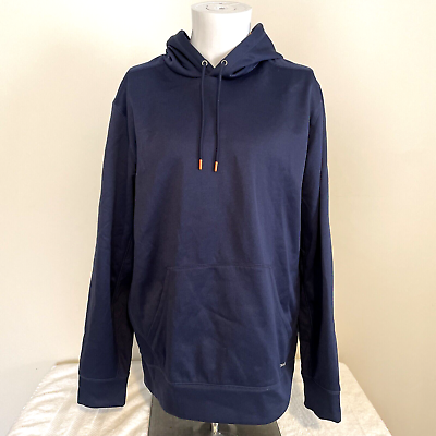 Tek Gear hoodie Mens Large Blue Dry Tek Pullover Sweater with Pockets