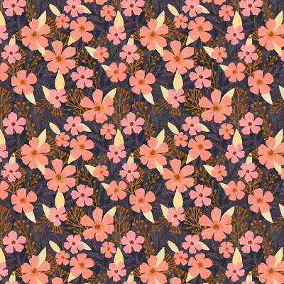 Bird Garden - Monica Slate by Mia Charro for Free Spirit - Cotton by the 1/2 yd