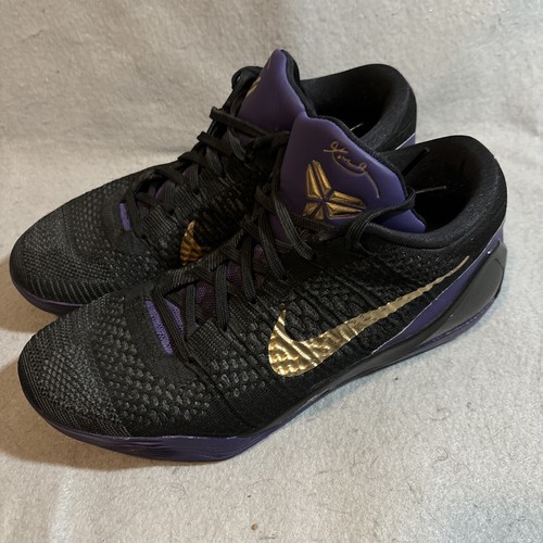 Nike Kobe 9 Elite Low iD Purple Gold Black Size 11.5 677992