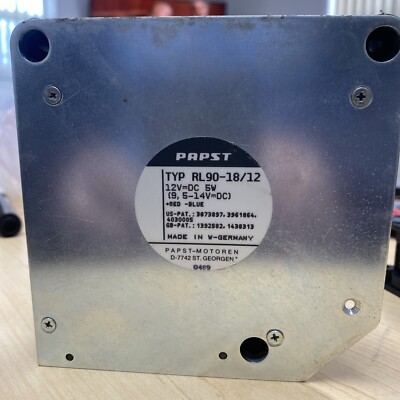 PAPST RL90-18/12 12V DC 5W, (9.5-14V) Fan Blower Made In Germany  B54