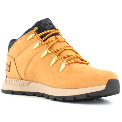 Pre-owned Timberland A24us Men's Boots Tb0a1xvq231 Sprint Trekker Mid In Yellow
