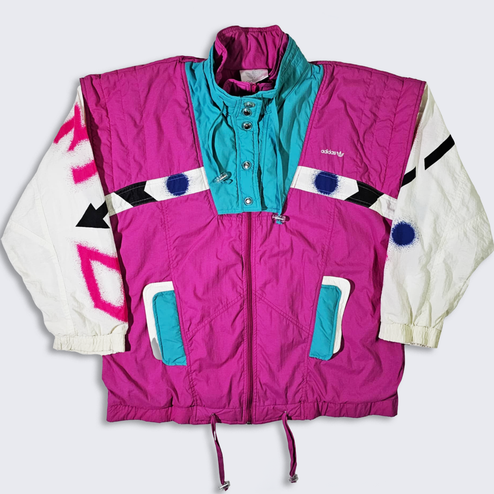 ジャケット・アウター 80S 90S VINTAGE adidas naylonjacket 90s Vintage Adidas Nylon Track Top Olympic Jacket | eBay