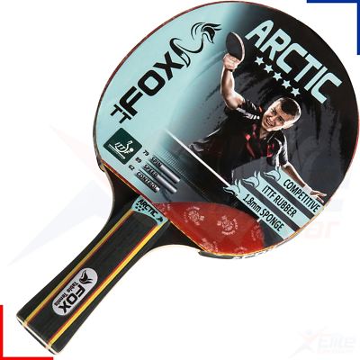 Fox TT Arctic 5 Star Table Tennis Bat Flared Handle - ITTF Approved<
