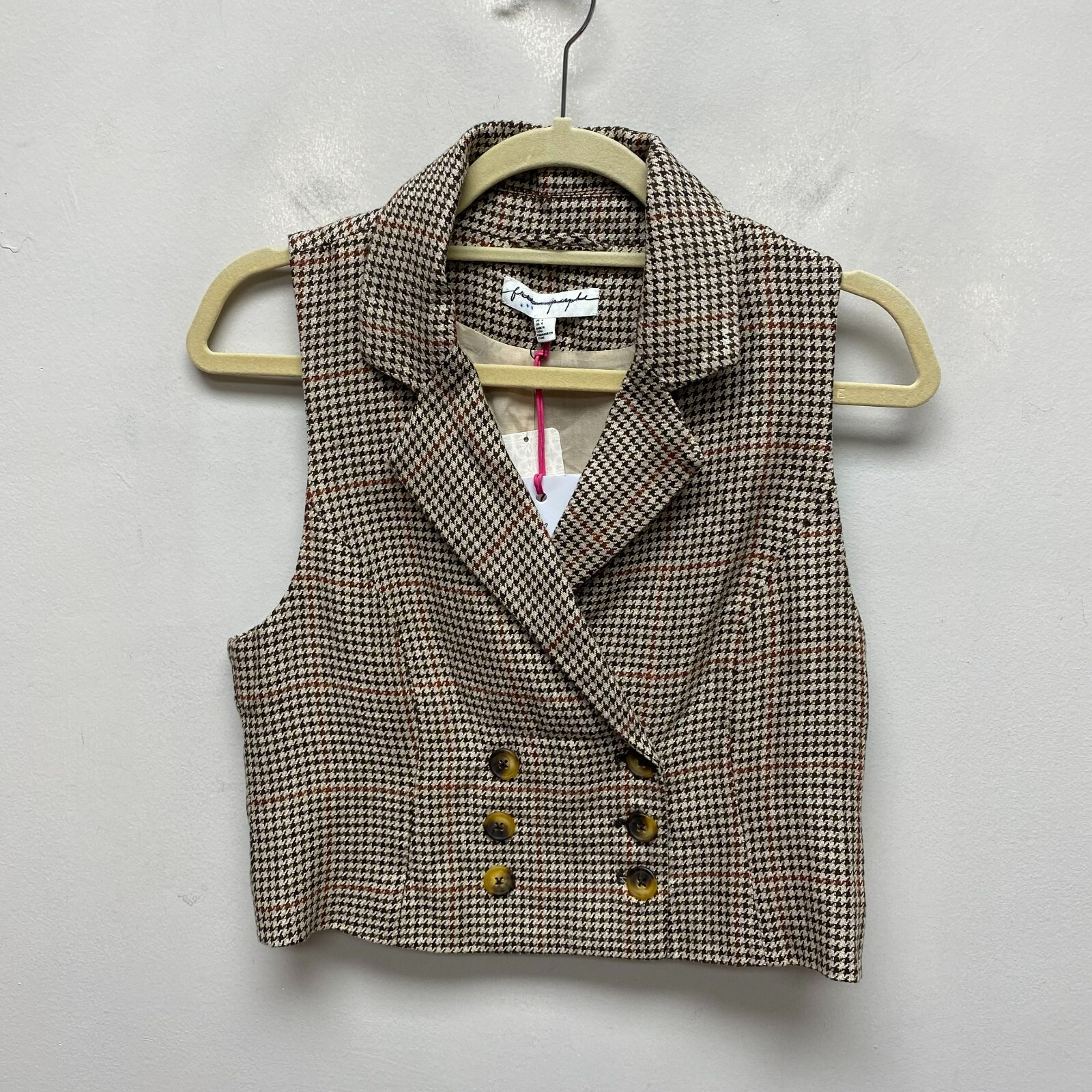 【関税&送料込】Etro Houndstooth Over Vest Perry-Ellis-mens-Micro-