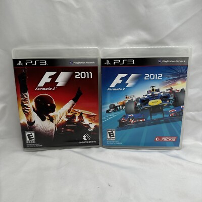 F1 2011 & 2012 (Sony PlayStation 3, 2012) Bundle Complete CIB