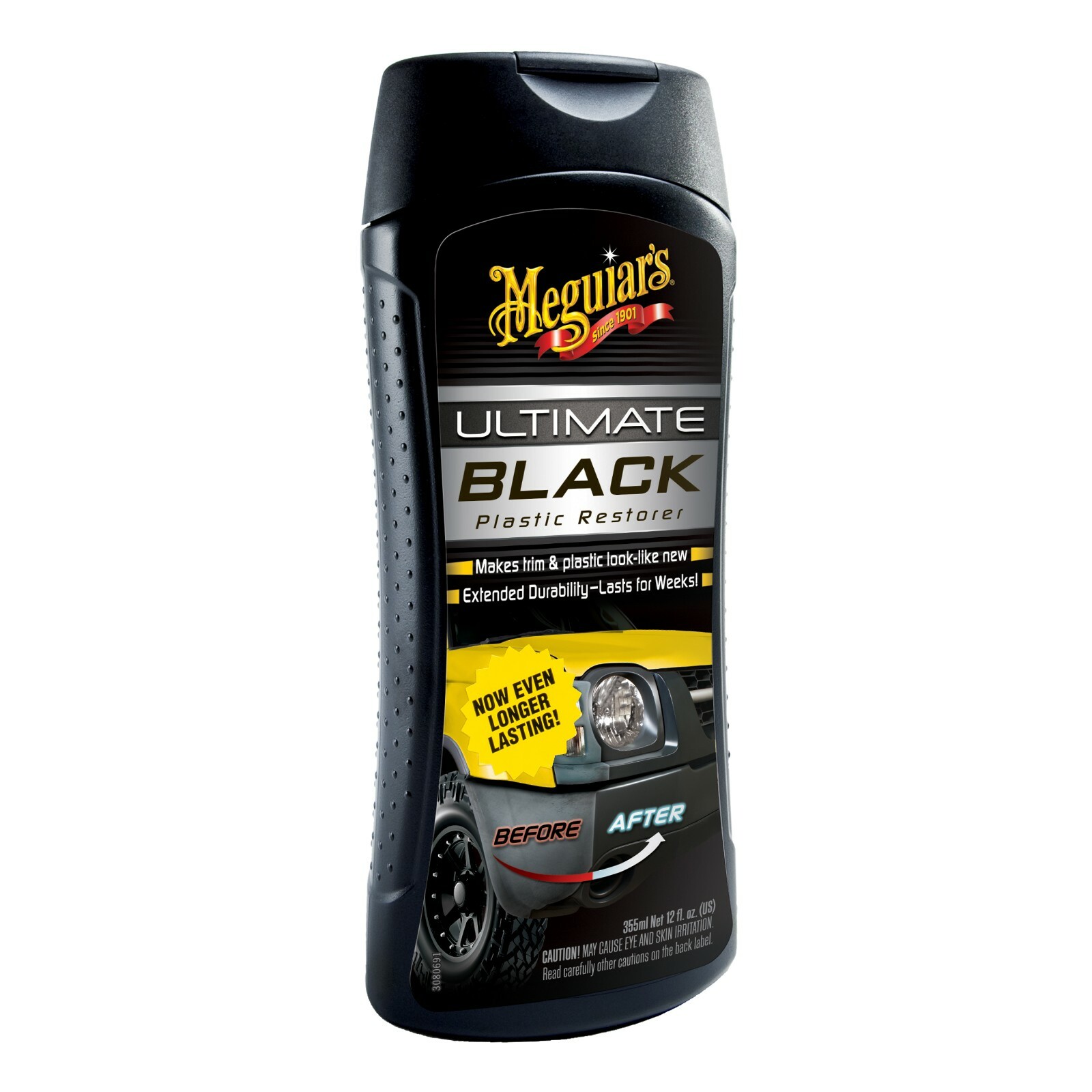 Meguiars Ultimate Black Trim Restorer Protecter Rubber Plastic G15812 12 Oz