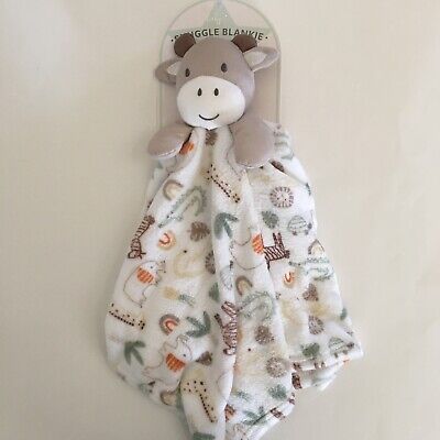 NEW Lovey Animal Theme 24  X 24 Security Blanket | Baby Kiss