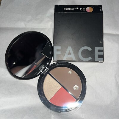 Focallure Trio Blush Highlight & Contour Powder  - 02 Brand New In Box FA 20 NIB