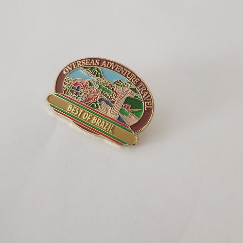 Best of Brazil Overseas Adventure Lapel Hat Pin