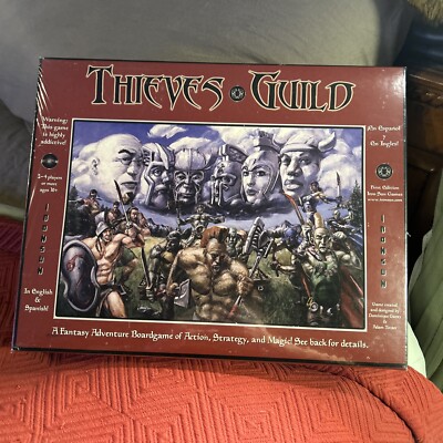 Thieves Guild , A Fantasy Adventure Board Game Of Action, Strategy & Magic NEW