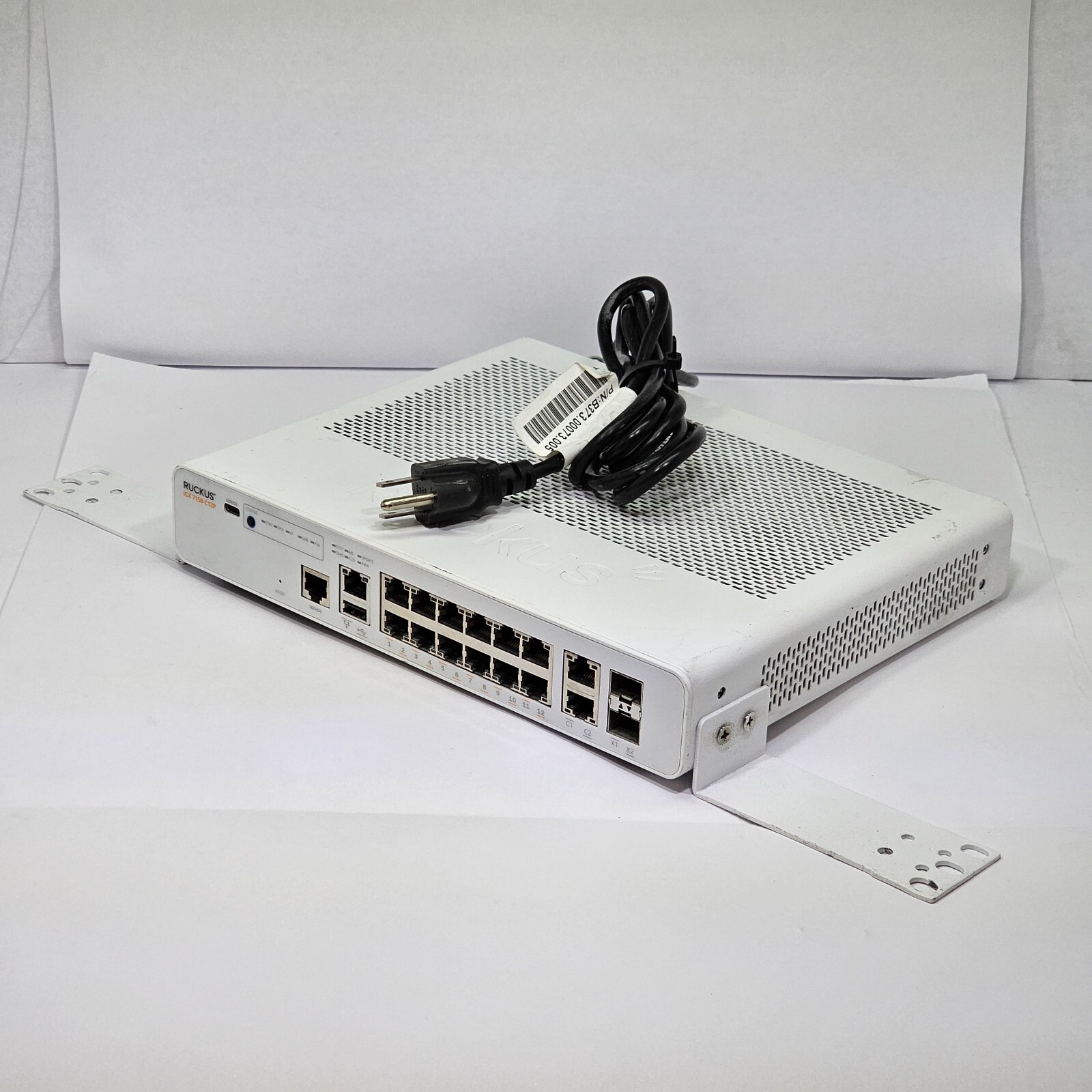 Ruckus ICX 7150C12P Compact 12 Port PoE Gigabit Switch w/ Ear
