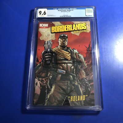 Borderlands Origins #1  CGC 9.6 1ST APPEARANCE ORIGIN ROLAND KEVIN HART IDW 2012