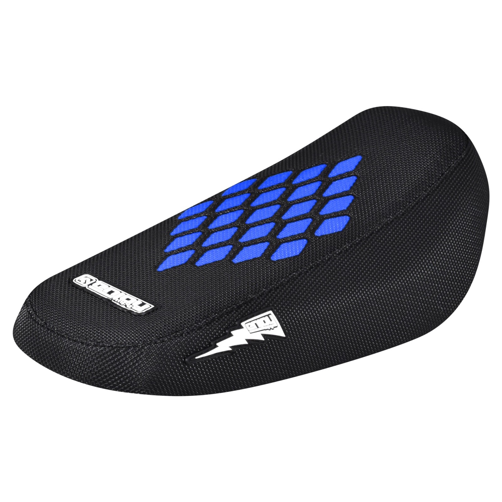 F♡ Sur Ron Mx X Luna Float Seat Cover all BLACK w/ TM BLUE