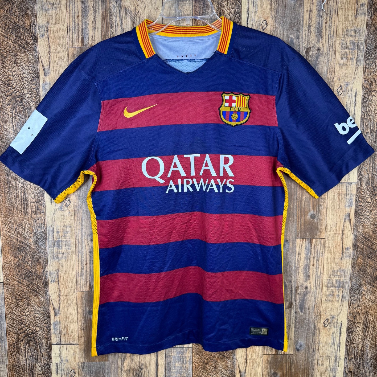FC Barcelona 2015-16 Home Soccer Jersey Nike Men's M | eBay