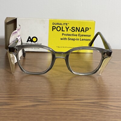 Vintage Duality Poly-snap Protective Eyewear With Snap-in Lenses American