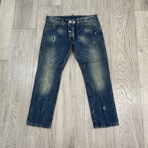 Dsquared 2 48 distressed denim jeans Embroidered Measures