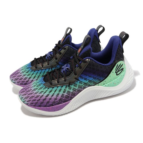 Мужские баскетбольные мячи Under Armour Curry 10 Northern Lights Purple Multi 3025621-500