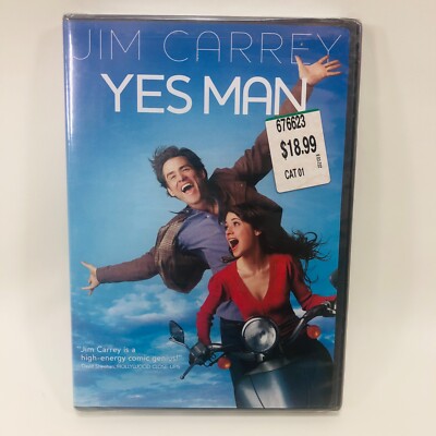 Jim Carrey & Zooey Deschanel in YES MAN on DVD - Brand New Sealed
