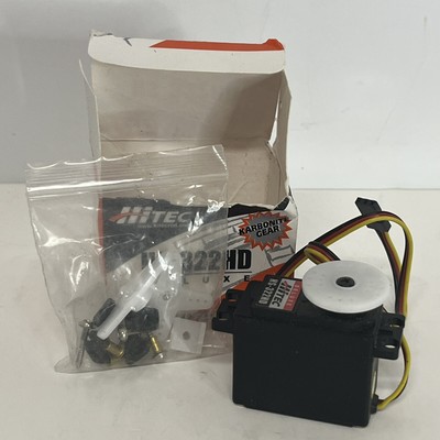 Hitec 33322S  Hs-322HD Deluxe Servo Karbonite Gear Speed 0.15 Sec Torque 3.7 Kg