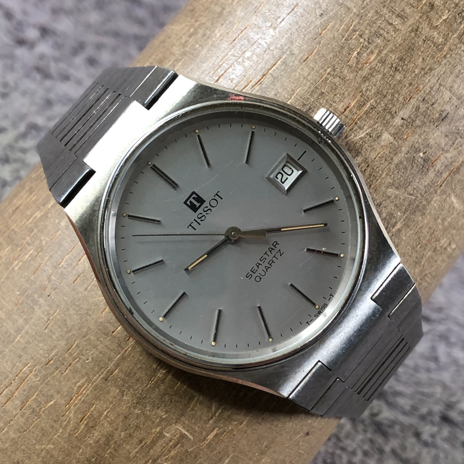 TISSOT SEASTAR 腕時計 ヴィンテージウォッチ ラグスポ 楽天市場】【中古】ティソ シースター オートマチック ブルー