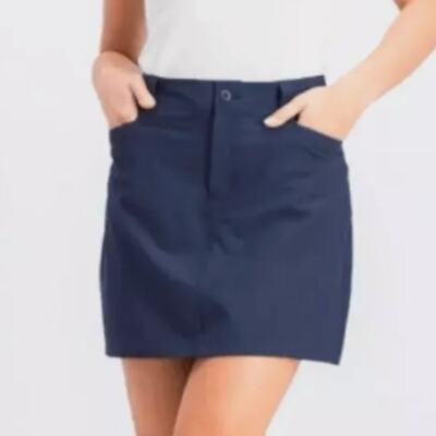 NWT Eddie Bauer Adventurer 2.0 Navy Skort Size 14