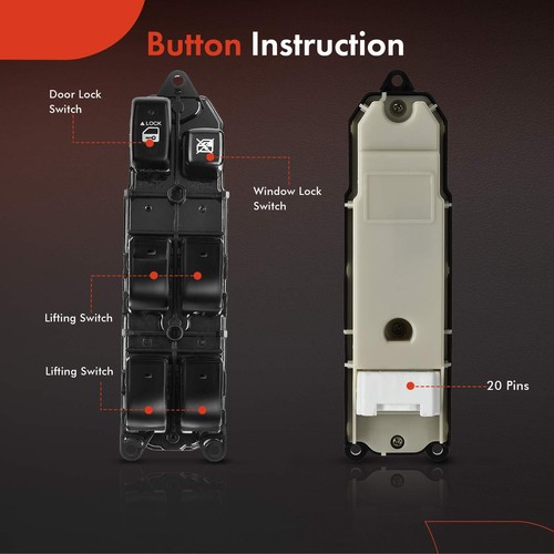 Buy 00 01 02 Toyota Avalon Driver Master Power Window Switch In Webster - Foto 10