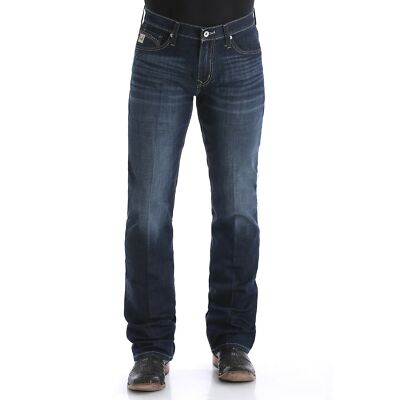 Cinch Men's Ian Performance Denim Slim Fit Boot Cut Jeans MB65436001