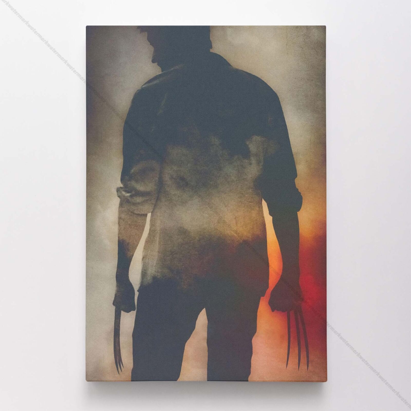 Wolverine Poster Canvas Logan Hugh Jackman X-Men Marvel Movie Art Print #1660