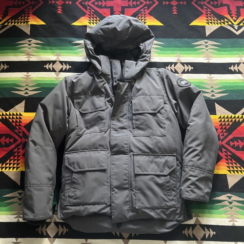 Canada Goose Men's Maitland Parka Black Label sz M Grey